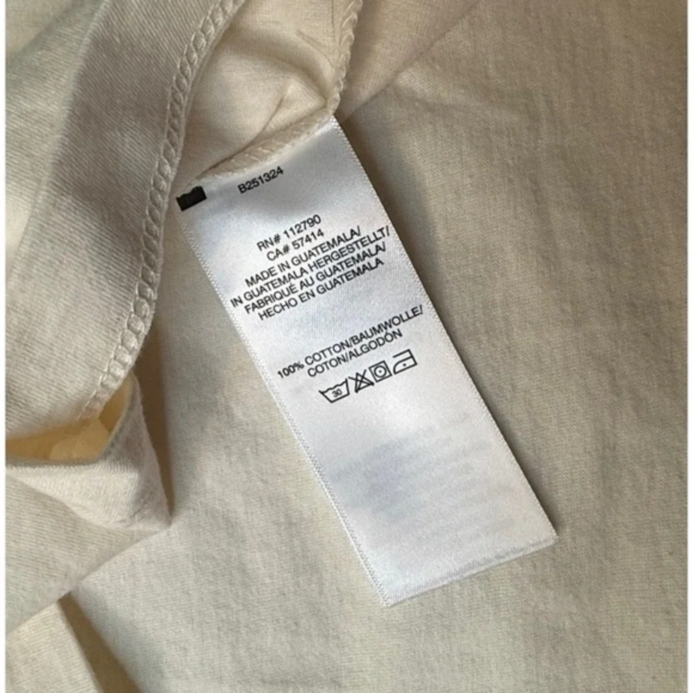 True Religion Mens' Relaxed Bench Tee Off White Short Sleeve Shirt Sz XXL Casual